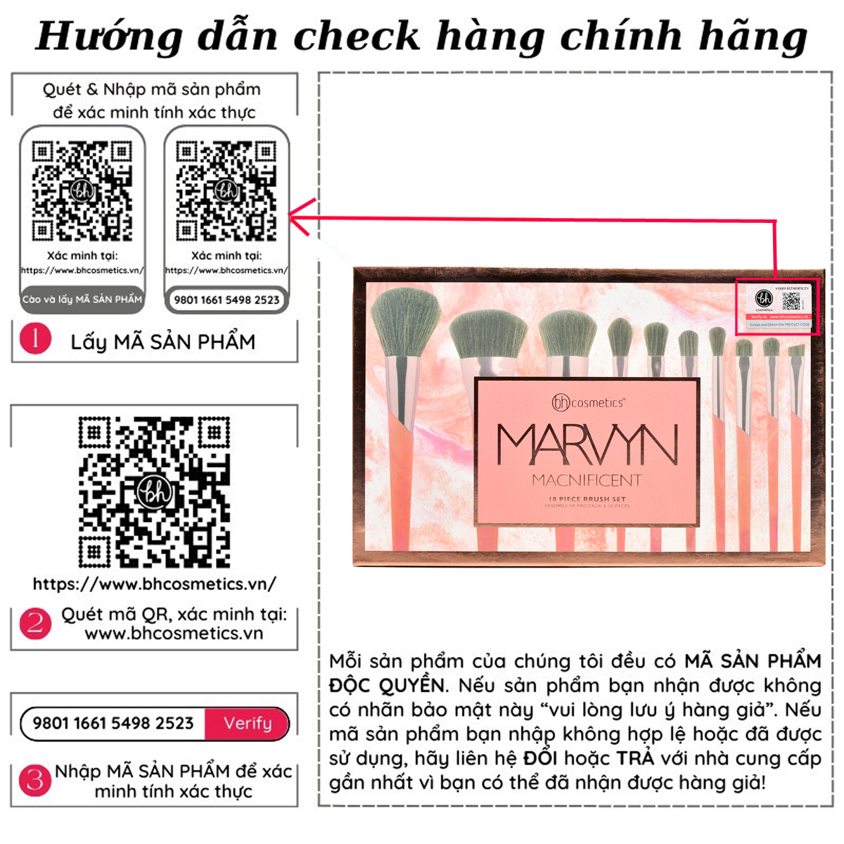  Bộ Cọ Trang Điểm BH COSMETICS Marvyn Macnificent BHBO26
